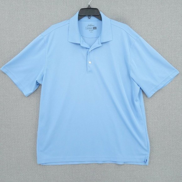 Jack Nicklaus Other - Jack Nicklaus Polo Shirt Mens Large Blue Short Sleeve Collared Performance Golf
